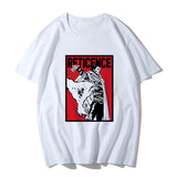 Anime Tshirts Aesthetic Men's Shirt Men's Summer Anime Print Sports Casual Short-Sleeved T-shirt