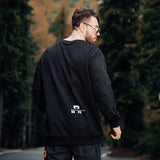 Men plus Size Sweatshirt Bottoming Shirt Fat Simple Casual Pullover