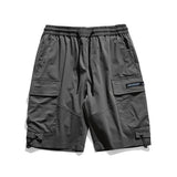 Men Pants Men's Clothes Summer Wear Retro Men's Shorts Casual Loose Two Bags of Tooling Five Points Trousers with an Elasticated Waist