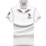 USPA Shirts Men's Short Sleeve T-shirt Polo Shirt Summer Lapels Loose Half Sleeve