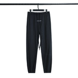 Fog Essentials Pants Spring and Autumn Double Line Letter Solid Color Terry Casual Trousers Men and Women Same Style