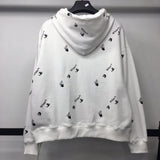 Early Spring Full-Body Printed Palm Printed Pullover Hooded Sweater