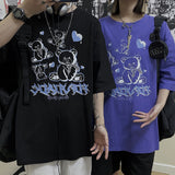 Harajuku Clothing for men T-shirt Classic Shirts Summer Printed Loose Short Sleeve T-shirt