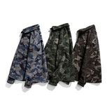 Men Shacket Long Sleeve Autumn Shirt Autumn Loose Personality Camouflage Shirt Men