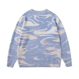 Men Fall Outfits Love Sweater Loose Sweater Bottoming Shirt