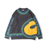 Men Fall Outfits Love Sweater Loose Sweater Bottoming Shirt