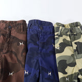 Men Shorts Sports Shorts Summer Animal Embroidered Overalls Camouflage Slim Shorts