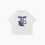 Harajuku Clothing Men's Tshirt Classic Shirts Summer Vintage Printed Casual round Neck Short Sleeves T-shirt for Men