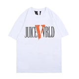 Vlone T shirt Juice WRLD Men's round Neck Short-Sleeved Shirt Summer Men's T-shirt