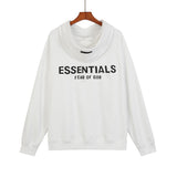 Fog Essentials Long Sleeve round Neck Neck Sweatshirt Autumn and Winter Fog Season 7 3D Embossed Terry Hooded Sweater
