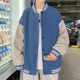 Varsity Jacket For Men Baseball Jackets Baseball Uniform Jacket Coat Loose