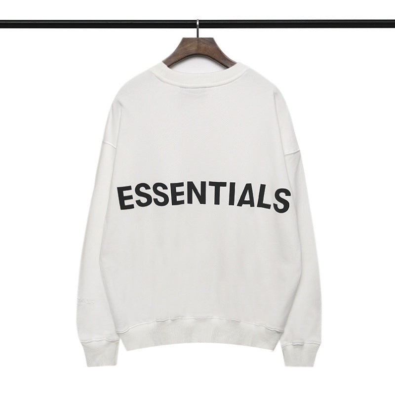 Fog Fear of God Sweatshirt Letter Men's and Women's round Neck Loose Sweatshirt Bottoming Shirt