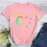 Mens Easter Shirts Colored Loving Heart Dog