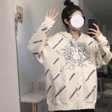 Kuromi Zip up Hoodie Autumn and Winter Fleece Padded Casual Hooded Sweater