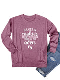 Cookies Shirt Autumn Fashion Loose and Simple Cookies Aren't the Letter Long Sleeve T-shirt