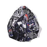 Men Fall Outfits Long Sleeve Shirt Hip Hop Loose Casual Shirt