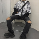Harajuku Clothing for men Tshirt Classic Shirts Loose Loose-Fitting T-shirt Top plus Size Retro Sports