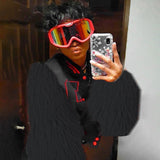 Cheerleader Letterman Jacket Stitching Letter Personality Long Sleeve Baseball Uniform