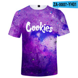 Cookies Shirt Cookies Starry Sky 3D Short Sleeve T-shirt