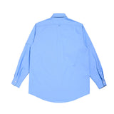 Men Shacket Long Sleeve Autumn Shirt Autumn Solid Color Three-Dimensional Pocket Shirt