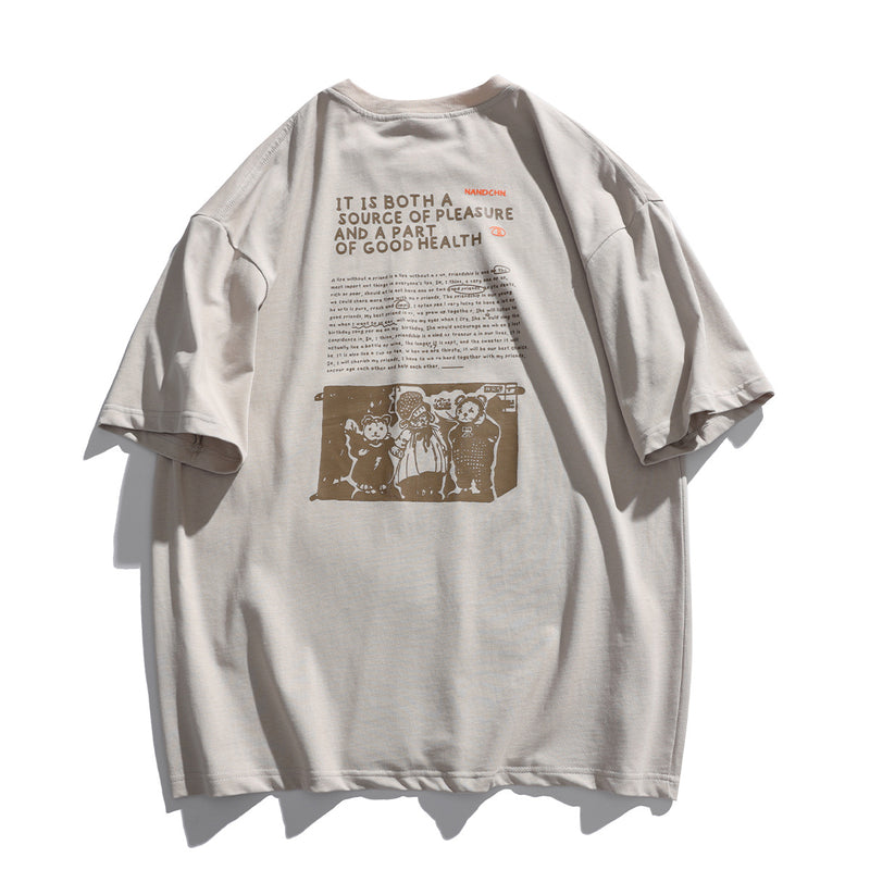 2022 Summer Man T Shirt Printed Loose