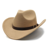 Wester Hats Woolen Denim Hat for Men and Women Knight's Cap Fedora Hat Felt Cap