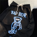 Vintage Graphic Hoodies with Velvet