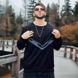 Men plus Size Sweatshirt Autumn and Winter Pullover Sweater plus Size Long Sleeve Tshirt Bottoming Shirt