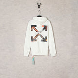 Autumn And Winter Girl And Skull Arrow Pattern Hooded Sweater