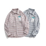 Men Shacket Long Sleeve Autumn Shirt Autumn Leisure Round Neck Knitted Long Sleeve