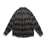 Men Shacket Long Sleeve Autumn Shirt Autumn Hip Hop Gradient Color Loose Fashion Youth Shirt Men