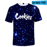 Cookies Shirt Cookies Starry Sky 3D Short Sleeve T-shirt