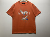 Amiri T Shirt Round Neck Printed Loose
