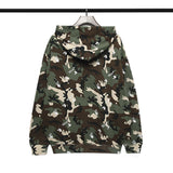 Autumn And Winter Palm Letter Camouflage Terry Hooded Sweater For Men And Women