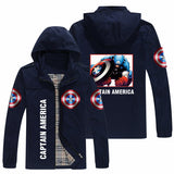 Captain America Hoodie Avengers Jacket Hooded Cardigan Coat
