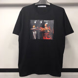 Ow Summer Arrow Print Loose Short Sleeve Cotton Tshirt Owt
