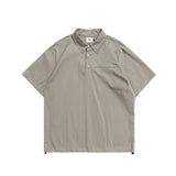 2022 Summer Man T Shirt Solid Color Polo Shirt Loose