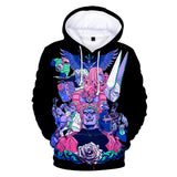 Jojo's Bizarre Adventure Dressing 3D Digital Printing Sweater Hooded Casual Coat