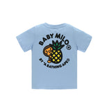 A Ape Print for Kids T Shirt Summer Print Children Children's Short Sleeve T-shirt