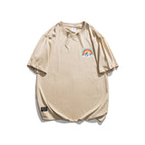 Men T Shirt Summer Casual Tops Men's Summer Male Letter Printing Stylish Short Sleeve Simple Japanese Loose T-shirt