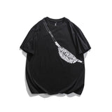 2022 Summer man t shirt Crossbody Bag Printed T-shirt