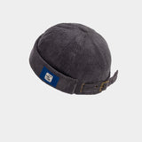 Mens Beanies Hat Female Autumn Winter Retro Street Hat Couple Leisure Corduroy Skullcap Male