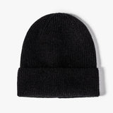 Toque Hat Female Autumn Solid Color Woolen Knitted Hat Male Hip Hop Winter Hat
