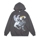 Men Fall Outfits Spring and Autumn Pullover Hoodie Oversize Coat