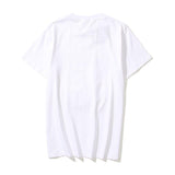 A Ape Print T Shirt T-shirt Short Sleeve Black Fashion Loose