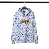Justin Bieber Drew House Hoodie Printed Spring and Autumn Thin Men