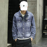 Men Summer Jeans Jackets Spring Denim Jacket Jacket plus Size Retro Sports Men