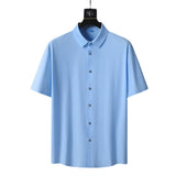 USPA Shirts Short Sleeve plus Size Shirt Men's Business Shirt Polo Shirt
