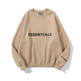 Fog Fear of God Sweatshirt Essentials Chest Letter Crew Neck Brushed Hoody Loose Bottoming Shirt