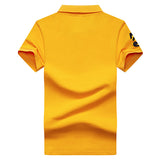 USPA Shirts Polo Shirt Summer Men's Short Sleeve Polo Shirt Cotton Business Lapel T-shirt